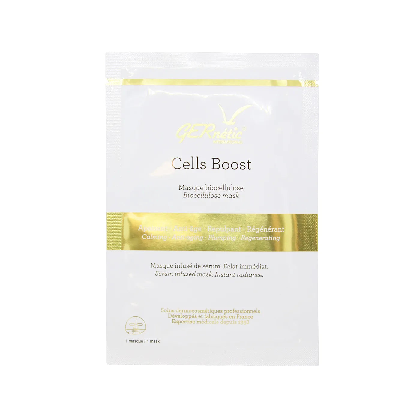 Cells Boost maschera viso biocellulosa attivante